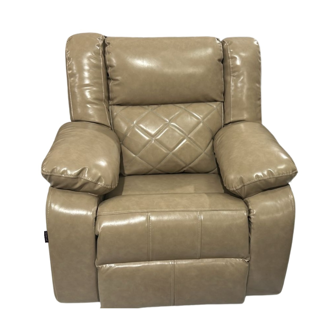 Primrose Christie Single Seater Living Room Manual 1R Recliner - Camel